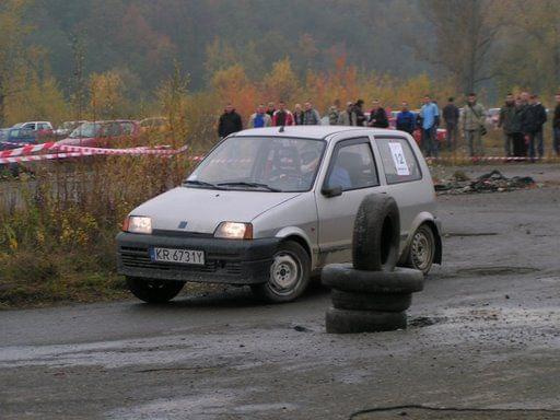 Kręciołek Dobczyce 28.10.07 Załoga Wójcik/ Szelerewicz fiat CC 700 :)