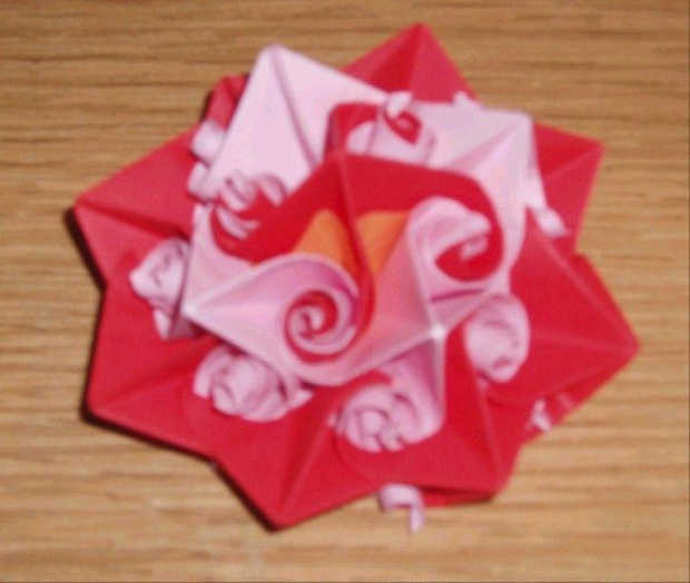 kusudama z kręciołków