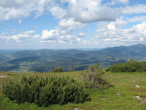 Widok z Pilska na Słowacje