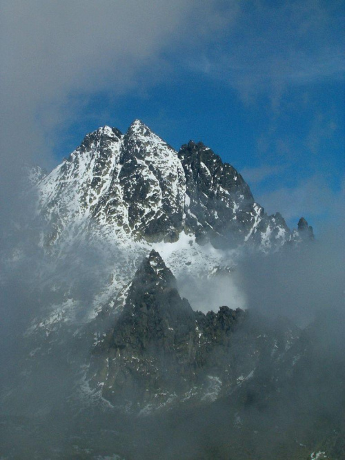Wysoka i jej najbliższe otoczenie (świta Jej Wysokości ;)) #góry #Wysoka #Vysoka #mountain #Tatry #Siarkan