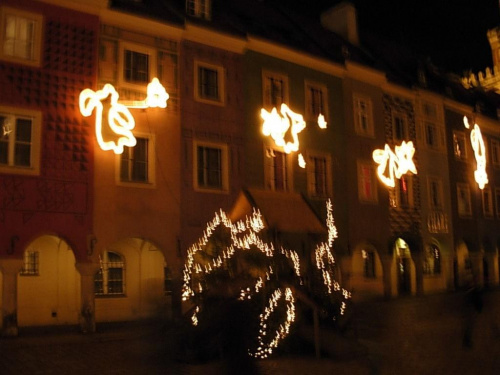 Stary Rynek - oświetlenia przedświąteczne