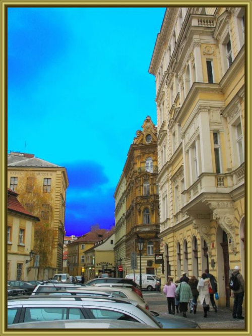 Praga i jej ulice #Praga #miasta #stolice #ulice #kamienice #budynki #architektura