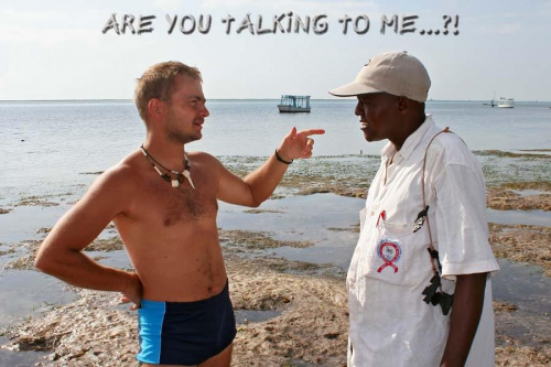 Are you talking to me...?! Ja i Nicolas