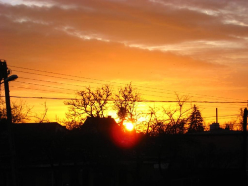 25.01.2008r. #ZachódSłońca #widoki