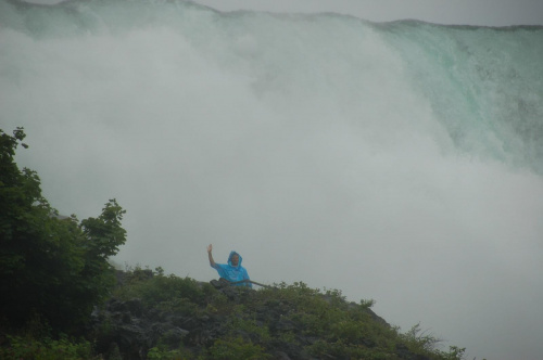 mokre pozdrowienia, Niagara Falls NP, NY