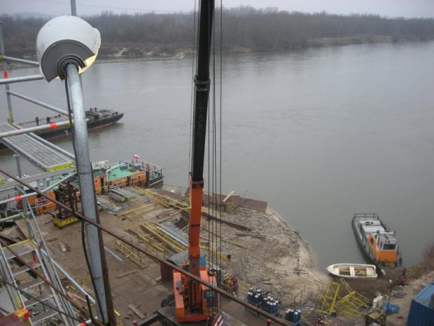 2008-02-02 Wizyta na budowie mostu w Puławach