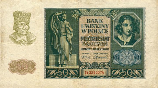 Polska II Wojna Swiatowa Generalne Gubernatorstwo Bank Emisyjny w Polsce 1940