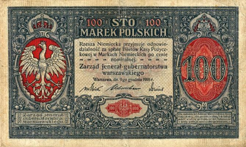 Polska 1914-1918 Generalne Gubernatorstwo Warszawskie Seria - Jenerał