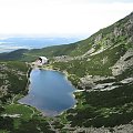 Schronisko Slaski dom z Poskiego Grzebienia. Tatry, gory