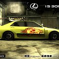 Lexus IS300 po tuningu w NFS MW