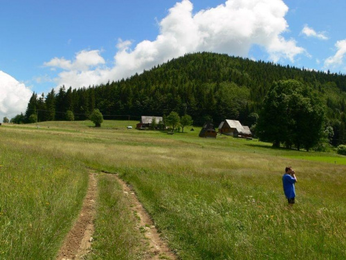 Po śniadaniu zjedzonym w akompaniamencie gitarowej i skrzypcowej muzyki, udaliśmy się na Przełęcz Przegibek (1000 m n.p.m.)