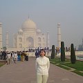 Alinka i Taj Mahal Jeden z 7 cudów świata:Alinka and Taj mahal-one of 7 wonders of the world