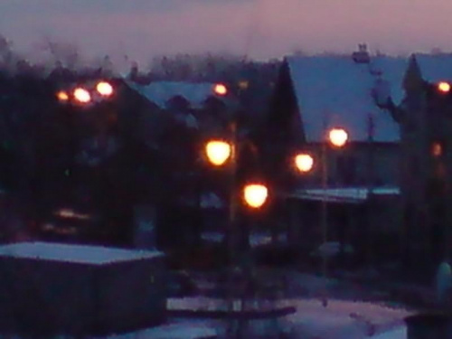 Zdjęcia uchwycone z mojego okna. #miasto #noc #latarnie #oświetlenie