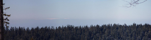pano_Kiczory- na Jesioniki z widocznym Pradziadem #beskid #góry #jesioniki #krajobraz #pieszo #panorama