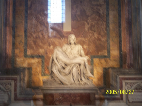 Watykan -Bazylika św Piotra
Pieta Michała Anioła