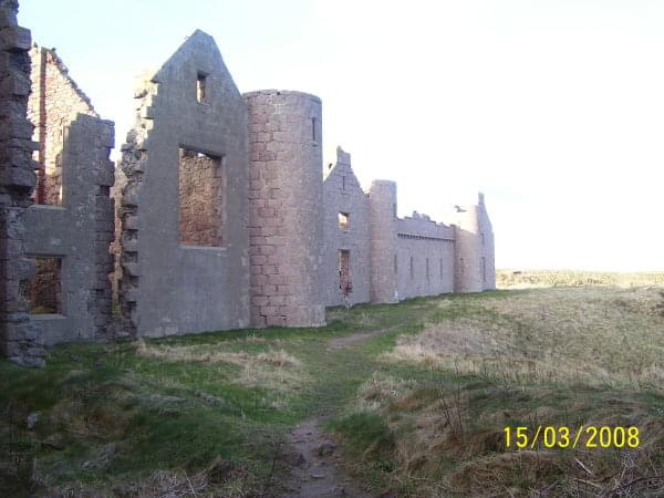 zamek - Slains Castle Cruden Bay - niedaleko ode mnie