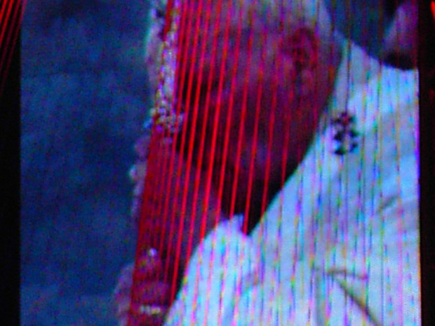 Zdjecie Jana Pawła II na telebimie