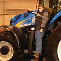 Ja na ciągniku New Holland T8030 #kombajn #traktor #rolnictwo #farmer #wystawa #Poznań