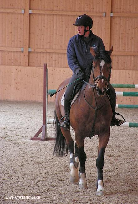 08.04.2008 Łomnica II trening konie na padoku, koty