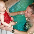 Pierwsza kąpiel na basenie ;) było SUUUUUPER