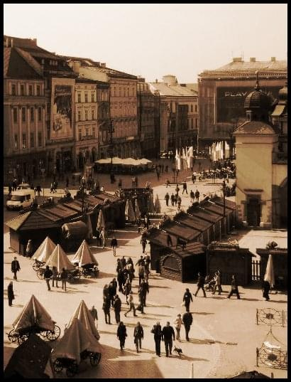 Krakowski rynek... #Kraków #retro
