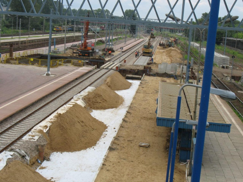 Koluszki, budowa tunelu pod torami PKP #Koluszki #tunel #PKP #budowa