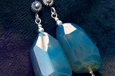 kolczyki #agat #srebro #kolczyki