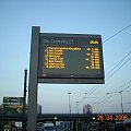 Wyświetlacz przyjazdu tramwajów