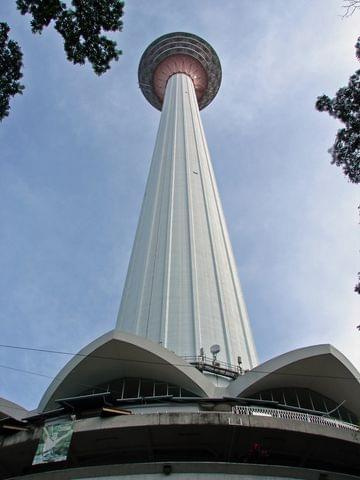 widok z wierzy TV (Menara Kuala Lumpur)