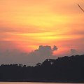 wschód słońca, plaża Long beach, Pulau Perentian Kecil (Wyspa Przystanek Mały)