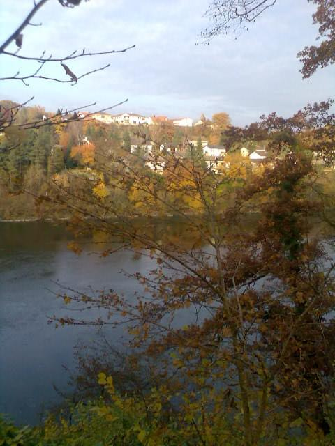 Nad Renem,widok na miasteczko niemieckie.. #rzeki