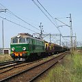 30.05.2008 ET22-1073 z pociągiem towarowym opuszcza Kostrzyn, kierując się w stronę Rzepina.