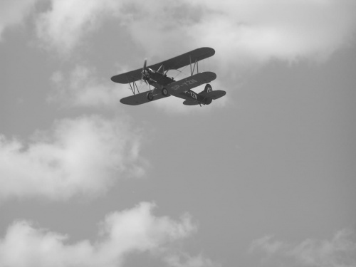 Leć, leć w siną dal... #samolot #samoloty #lotnictwo #akrobacja #niebo #WPowietrzu #chmury
