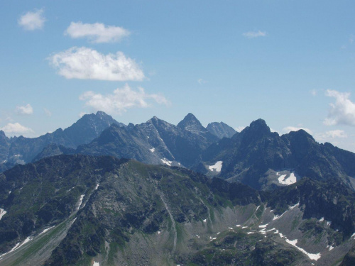 Widok na Gerlach, tatry