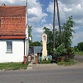 droga Gniezno - Winiary Pyszczynek Krzyszczewo polami do Zdziechowa #kapliczki