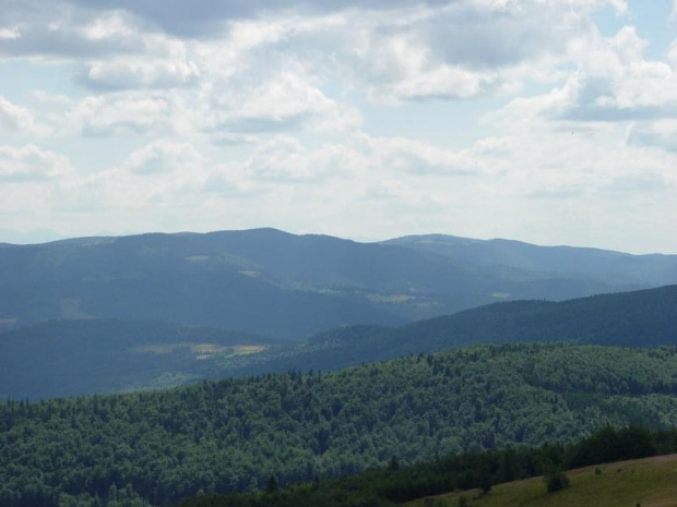 Kudłoń i Turbacz ze Stumorgowej Polany #góry #rower #beskidy #mogielica #BeskidWyspowy