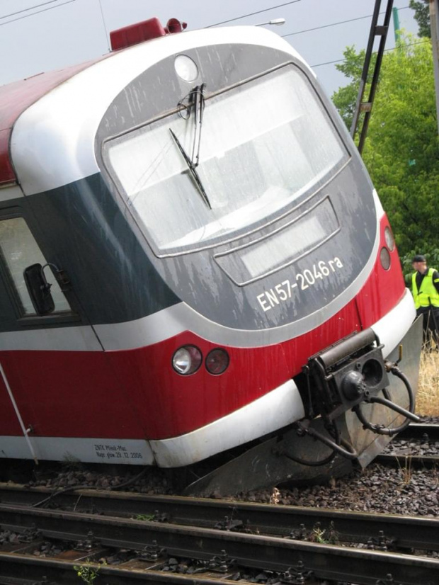 Wypadek pociągu na Dębcu #Wypadek