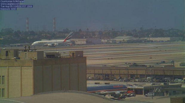 A380 Emirates na LAX