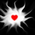#serce #tapeta #czarna #miłość