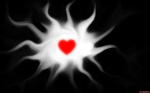 #serce #tapeta #czarna #miłość