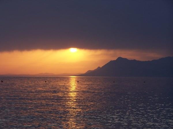 Makarska #chorwacja #wakacje #makarska #morze #burza