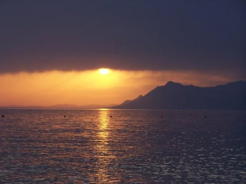 Makarska #chorwacja #wakacje #makarska #morze #burza