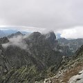 Mieguszowieckie Sz i Koprowy a po prawej Szpiglasowa Przełęcz i Szpiglasowy Wierch #Góry #Tatry