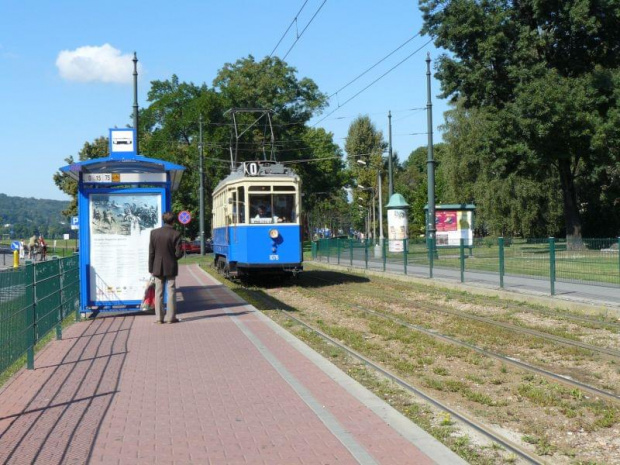 Tramwaj Linke Hofmann na trasie zabytkowej lini"0"nalezący do MPK w Krakowie. #TramwajLinkeHofmann #Kraków #MPKKraków