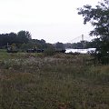 Panorama Mostu Milenijnego z elementami militarnymi