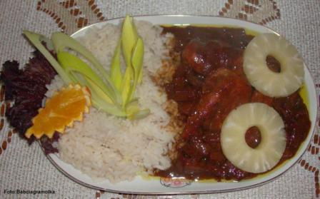 Piersi z kurczaka ananasowo-kokosowe.Przepisy na : http://www.kulinaria.foody.pl/ , http://www.kuron.com.pl/ i http://kulinaria.uwrocie.info #kurczak #PiersiZKurczaka #drób #ananas #kokos #gotowanie #jedzenie #kulinaria #PrzepisyKulinarne