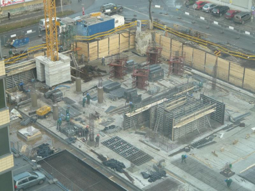 budowa biurowca Pascal, stan na 4 grudnia 2008 #Pascal #GTC
