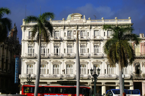 Hawana - hotel Inglaterra - najstarszy na Kubie - otwarty w 1875 r.