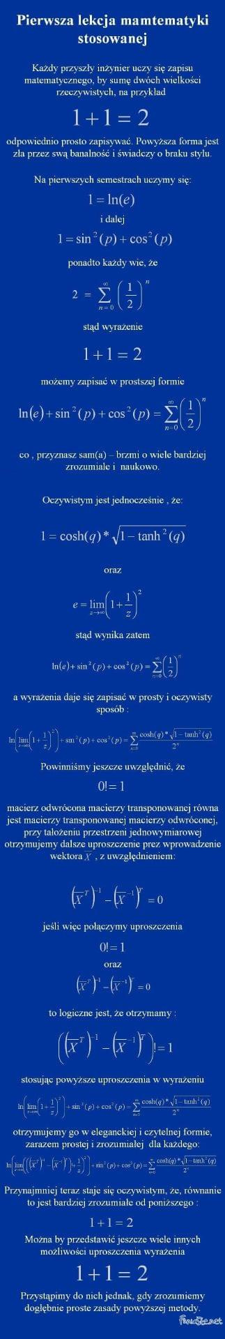 Łopatologiczne uproszczenie banalnego równania #matematyka #lol
