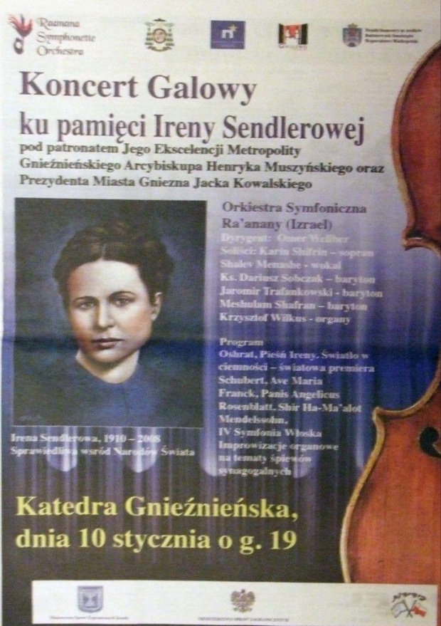 Galowy koncert ku pamięci Ireny Sendlerowej Gniezno 2009 0 110